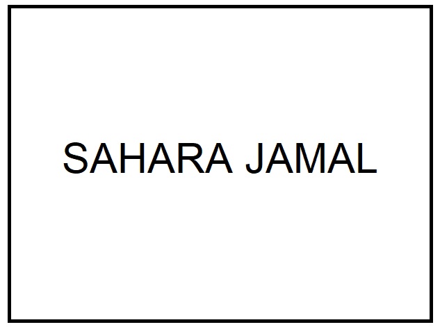 SAHARA JAMAL
