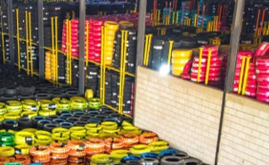 Tire Warehouse showing the variety of tires at Estbnh online tire store